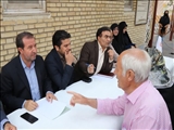 حضور مهندس فیروزی در میز خدمت جشنواره عید تا عید