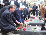 آئین غبار روبی مزار شهدا شهر اسکو