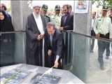  آئین غبار روبی مزار شهدا گمنام شهر سهند